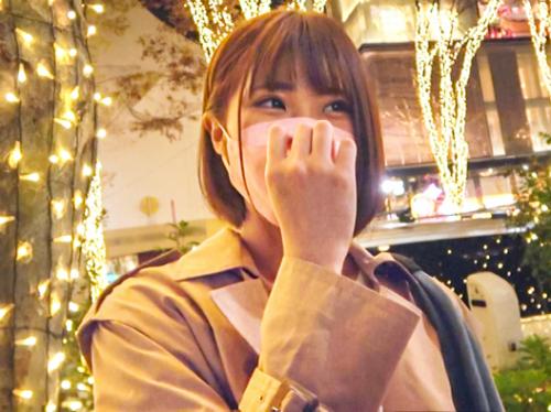 【素人×ナンパ】色白清楚ボディ//美くびれプリ尻♥表参道のショートヘア美人アパレル店員※即濡れ清楚ま◯こでド卑猥交尾！