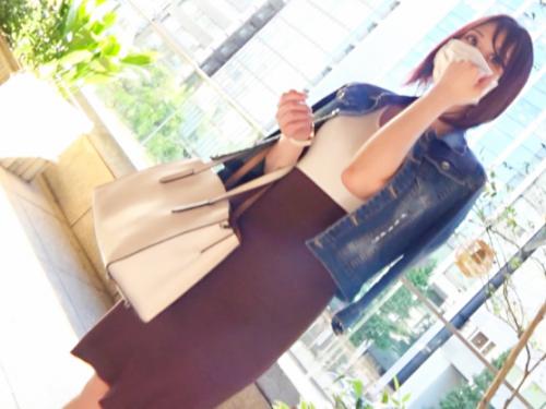 【素人×中出し】美乳Dカップ//色白くびれエロ尻♥高級会員サイトのワンピ美女※ショートヘア清楚ま◯こで中出しハメ撮り！