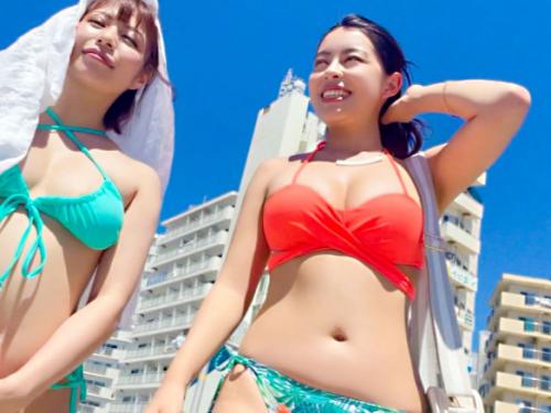 【爆乳ギャル×海ナンパ】超乳Gカップ//美くびれエロ尻♥最強スタイル水着GAL美女※性欲ダダ漏れボディでド変態交尾！