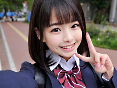 【JK美少女×円光】上京ロリかわ娘//色白プリ尻♥鬼かわショートボブ制服JK美少女※未熟ボディでド変態交尾！