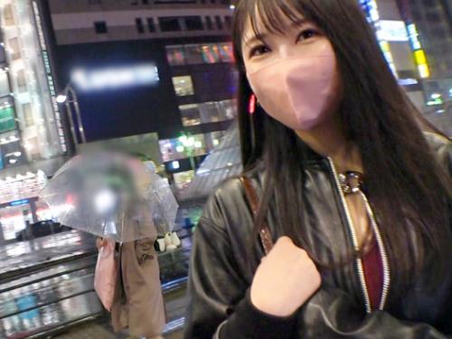 【素人×ナンパ】黒髪ロング美形//巨乳美くびれエロ尻♥新宿駅前の出勤前のキャバ嬢※鬼濡れま◯こでアヘ顔晒すド変態交尾！