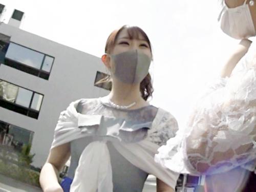 【素人×ナンパ】色白スレンダー//美くびれエロ尻♥結婚式帰りの清楚ドレス美女※彼氏専用の鬼濡れま◯こでド淫乱交尾！