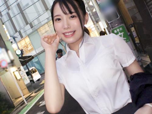 【素人×ナンパ】巨乳Eカップ//色白美くびれエロ尻♥恵比寿の清楚スーツOL※着衣のまま潮吹く性欲ま◯こでド淫乱交尾！