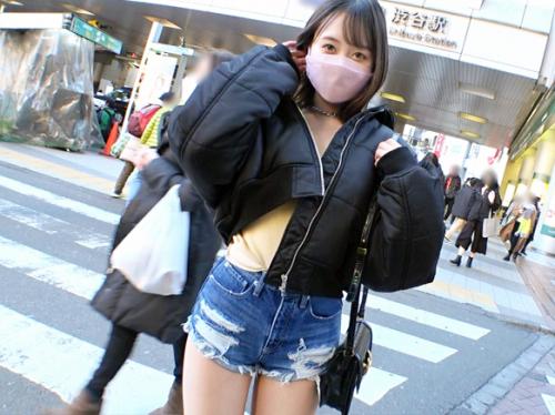 【巨乳美女×ナンパ】ピンク乳首Fカップ//色白エロ尻♥渋谷のエロかわ巨乳学生※イキ潮漏らす早漏ま◯こでド淫乱交尾！