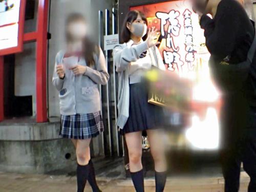 【素人×ナンパ】JK制服ロリ清楚ボディ//色白プリ尻♥渋谷の黒髪ショート激かわガルバ店員※神ボディ美ま◯こでド淫乱交尾！