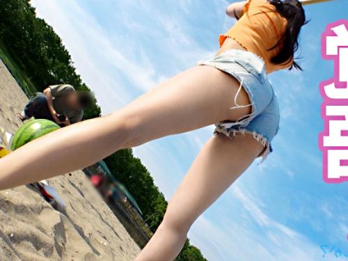 【素人×ナンパ】色白美スレンダー//美くびれプリ尻♥五反田のショーパン美女※即濡れ痙攣ボディでド変態交尾！
