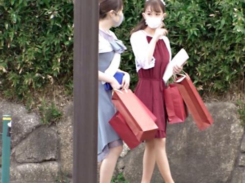 【素人×ナンパ】色白スレンダー//美くびれエロ尻♥結婚式帰りの清楚ドレス美女※着衣のまま性欲ボディでド変態交尾！