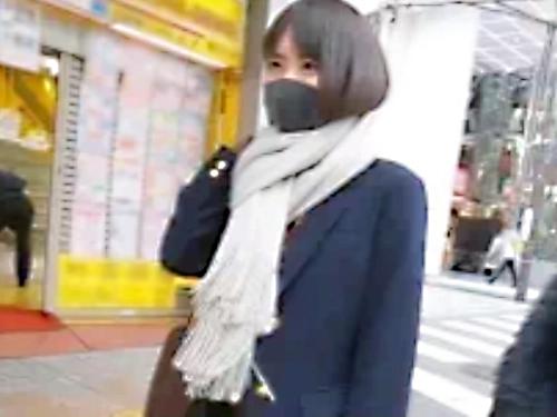 【盗撮痴漢×レイプ】黒髪ショートカット//色白プリ尻♥ミニスカ制服JK美少女※自宅侵入した鬼畜変態チ◯ポに犯される！