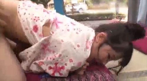 浴衣姿の情欲的カワイコちゃんがマジミラに乗って情欲的アクトに及ぶ！