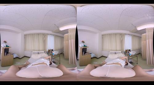 ＶＲ診察着の美しき存在にエロティックな女性られ中出す。