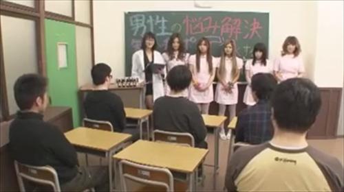 ナースたちの童貞男性エール計画、強烈情欲的。堂々と、興