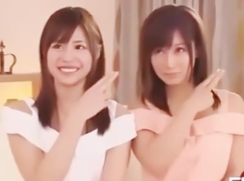 瑠川リナと小島みなみがカメラの前でオナニーしたり二人でフェラしたり乱交パーティー