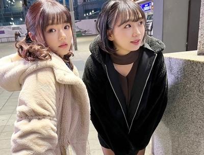 トー横女子２人組と生ハメ３Ｐ！どちらも可愛い女の子なのでオジサンはがんばりました！
