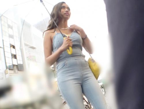 褐色ギャルまんこ中出し！竹下通りで声をかけた、Ｆカップ巨乳ハーフ系ギャル「セイラちゃん18歳」がエア騎乗位に挑戦！