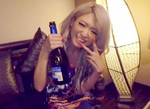 黒ギャル・生中出し！ギャル雑誌の専属モデル「リサ・24歳」は肉食系、イケメンを街で逆ナンパしラブホに連れ込む！