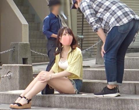 現役女子大生ナンパ！Ｇカップ巨乳スレンダーボディ、顔も性格もボディも完璧な20歳ＪＤりおちゃん！