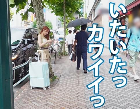 潮吹きスプラッシュ！大阪からやって来た、爆尻ギャル「さおりちゃん23歳」ホテルに着くなり速攻セックス！