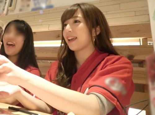 スポーツ観戦女子ナンパ！Ｆカップ巨乳「ゆかちゃん 23歳」にチケットを譲るからとインタビューをお願いしました！