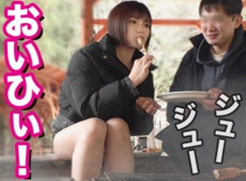 露出大好きＧカップ巨乳ギャルとバーベキューデート！キャンプ場に着いても人気が少ないので露出プレイ！