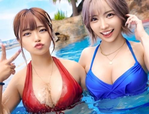 巨乳＆美尻ギャルコンビと生ハメ３Ｐ！芸能人クラスのオーラを放つギャル２人とスパで遊んだ後は、ホテルへ戻り！