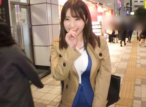池袋で仕事帰りのお姉さんを狙いナンパ！話を聞いてくれたのは、Ｆカップ巨乳で美脚な「はるなさん 23歳 保険の営業」