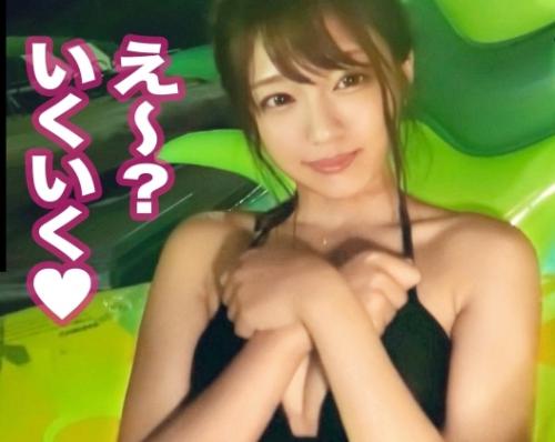 ナイトプールでナンパ！顔も体もパーフェクトな「まりなちゃん 21歳 アパレル店員」をゲット！