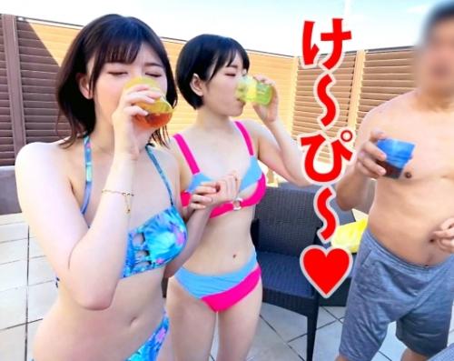 ビキニの美女達と夏のＢＢＱ生パコ大乱交！「ういか・20歳・ハーフ系デカ尻美少女」「リッカ・22歳・Ｇ乳の赤髪美痴女」