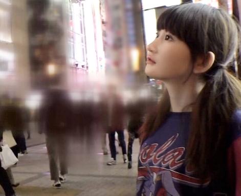 ツインテール美少女ナンパ！夜の秋葉原で童顔の少女に声をかけ「ゆめちゃん 20歳 」スナップモデルをお願いしました！