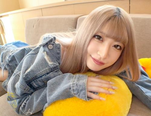 スレンダーボディの金髪ギャルがＡＶ体験撮影！「るあちゃん 20歳 ニート」は、彼氏の勧めで撮影にやって来ました！