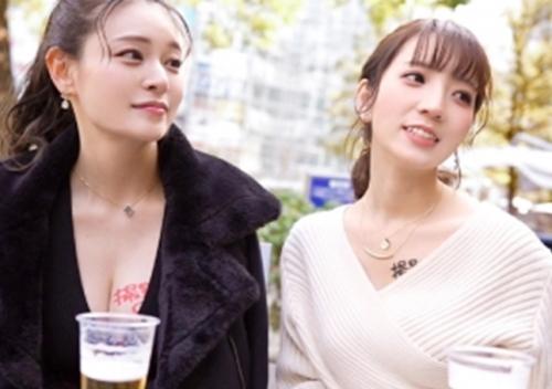 ダブルＧカップ巨乳美女は撮影ＯＫ！雑誌の専属モデルの「のん 25歳」と「メアリー 26歳」は、心底エロいスケベなお姉様！
