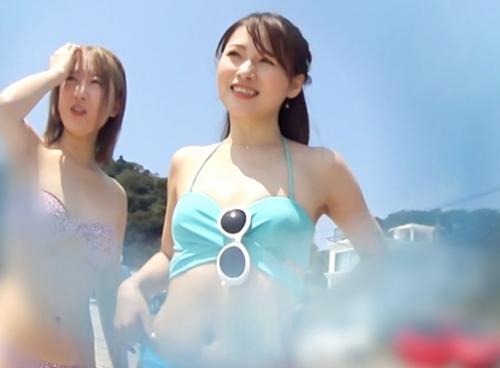 海でナンパ・キャンギャル中出し！連絡先を交換した「しぃなちゃん」は顔もカラダも超エロい！