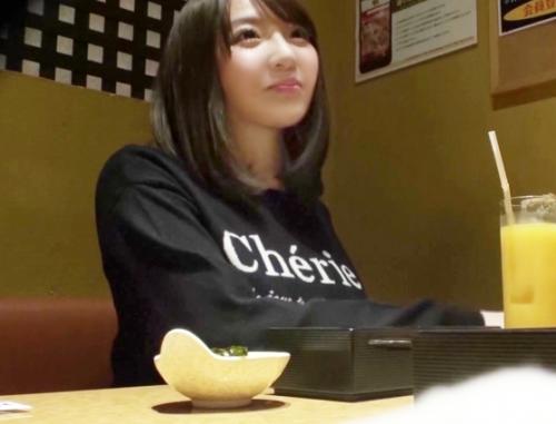 パパ活女子実地調査！清楚系の巨乳女子「ななちゃん 21歳」を、飲んで話すだけだからっとホテルに連れ込む！