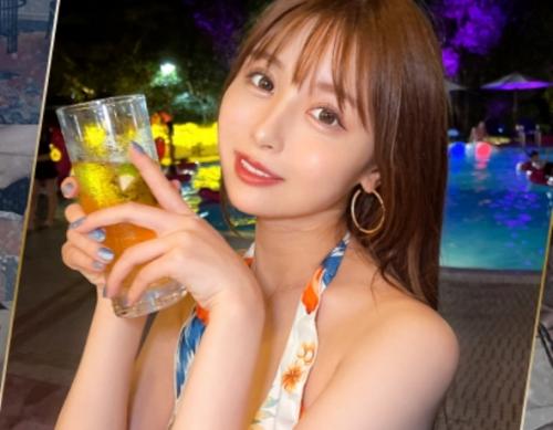 ８頭身の神ボディ美女と生ハメ性交！ダブルデート中の友達を撒いて、水着のままホテルへイン！