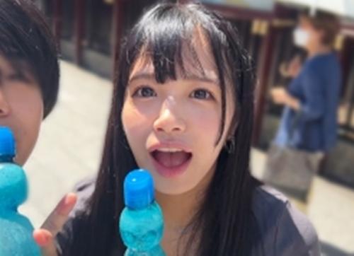 無邪気で可愛い「はるち ＪＤ」と浅草デートからホテルでゴム無し性交！