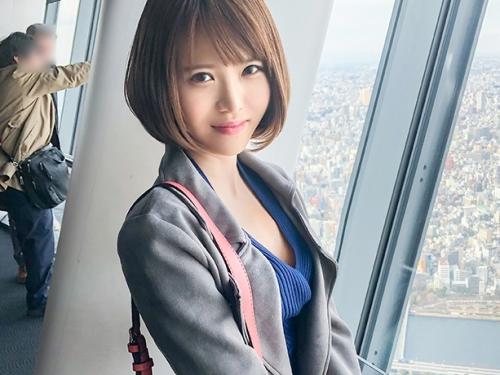 ショートボブが似合うスレンダー美少女「ラムちゃん20歳」とオジサンが下町デートからラブホイン！