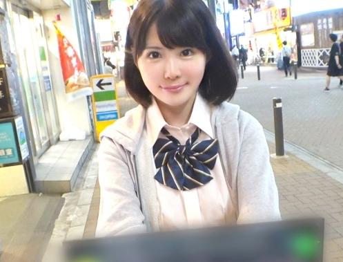 渋谷でガールズバーの呼び込みをしていた「ななみちゃん19歳」に取材交渉、仕事終わりにホテルに来てくれました！