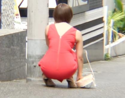 Ｇカップ爆乳キャバ嬢中出し！早朝の飲屋街でドレス姿の美女を捕獲、「さとみちゃん・22歳」はキャバ嬢（学生）