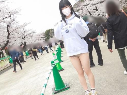 ひとりお花見女子大生ナンパ！ひとりでお酒を飲んでいた「るかちゃん 20歳 大学生」にインタビュー！