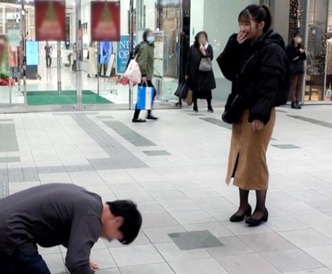 巨乳女子大生・土下座ナンパ中出し！仙台から就活に来ていた「わかさん」はＨカップむちむちボディの持ち主！