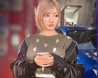 街角でナンパした美女とお金で交渉！ショーカット金髪美女の「もかちゃん」と生でパコパコ！