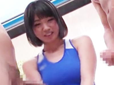棒高跳び女子選手がMM号で3本のポールを見せられタジタジも興奮しちゃって‥