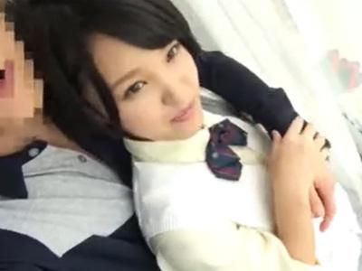 照れ屋さんのウブな美少女JKが円光ハメ撮りで鬼イキ連続アクメ！