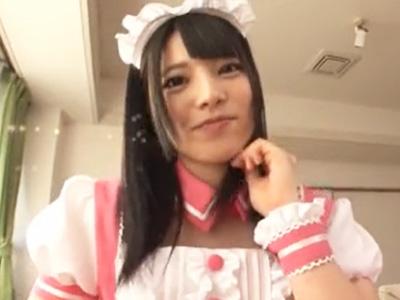 「もうご主人様ったら～」童顔ロリ巨乳の従順メイドのご奉仕ファック
