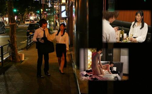 絶対ダメだけど上司の彼女といい感になっちゃって終電逃してホテルでNTRセックスｗ