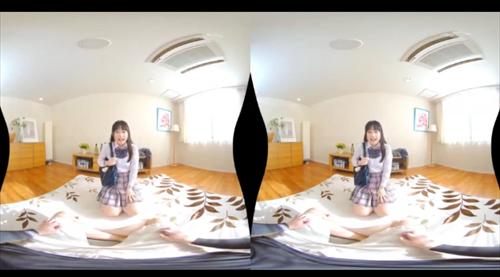 リクエストして乳首吸い、パンティ移動し、ＶＲ口りＪＫいもうと下着＆プリケツ披露。