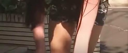 元彼宅配便で拉致、乳のデカい既婚者。口内発射、後ろからの立姿。