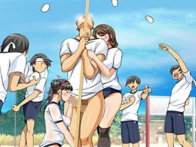 【どーゆー状況？？】競技中にしゃぶるエロ女子校生！応援に来てる爆乳奥様ともハメハメ膣内射精しました！