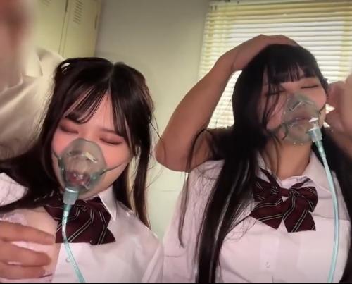 【JK】本物麻酔で絶対に起きない少女二人をじっくりレイプ、勝手に使用されて精子まみれにされたロリマンコ《肉便器》