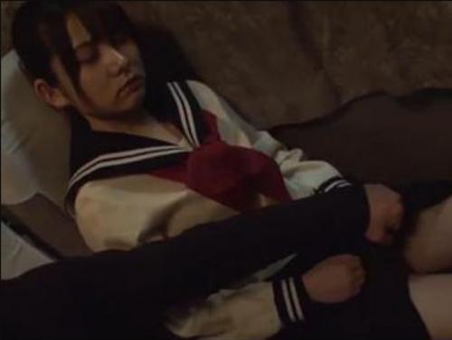 《高速バス》【JK】隣の席には変態男、消灯したバス車内でオマンコびしょ濡れにされて羞恥イキしたJKマンコに容赦なく挿入《レイプ》