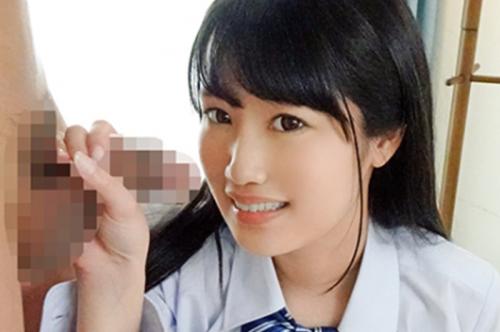 【JK・巨乳】カメラを見つめながら絶頂！ゆあちゃんの快感を追体験！